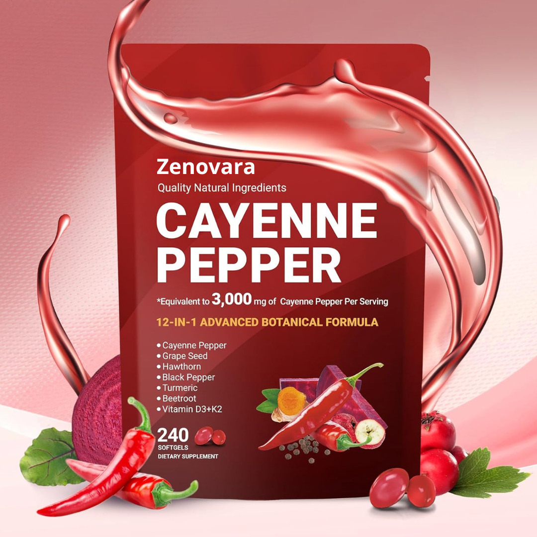 ZENOVARA™ CAYENNE PEPPER SOFTGELS