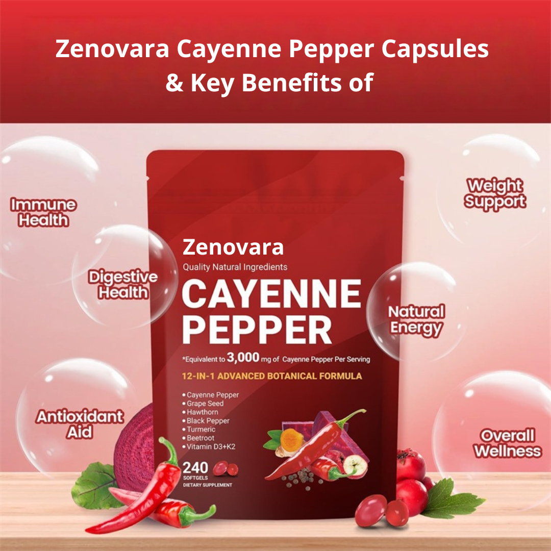 ZENOVARA™ CAYENNE PEPPER SOFTGELS