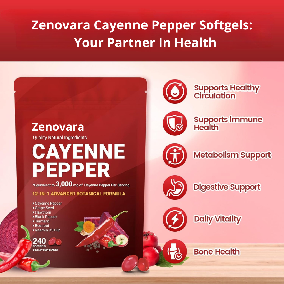ZENOVARA™ CAYENNE PEPPER SOFTGELS