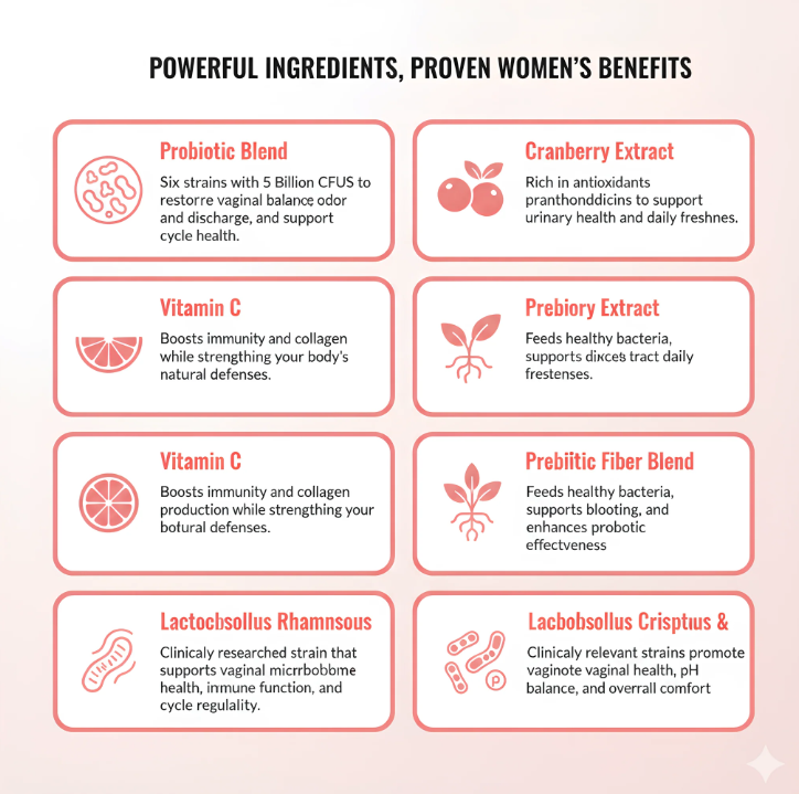 ZENOVARA® CRANBERRY PROBIOTISCHE GUMMIES VOOR VROUWEN