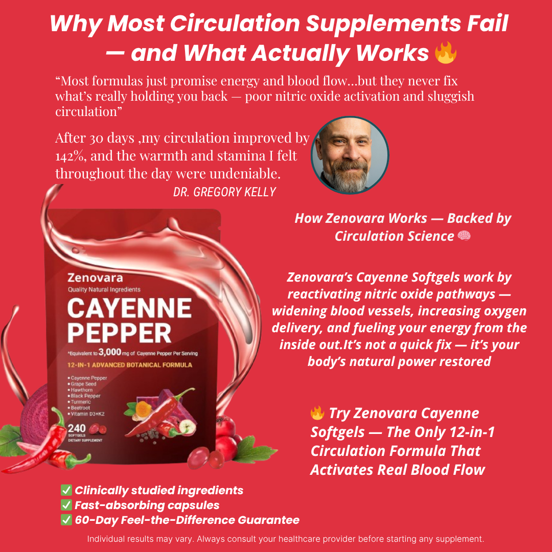 ZENOVARA™ CAYENNE PEPPER SOFTGELS