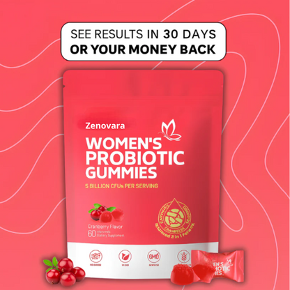 ZENOVARA® CRANBERRY WOMEN'S PROBIOTIC GUMMIES