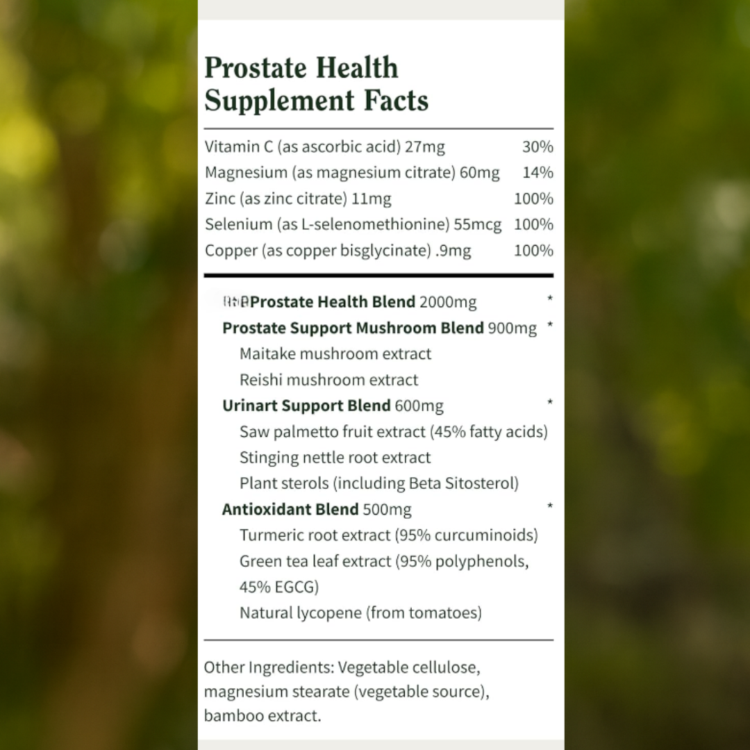 ZENOVARA™  PROSTATE HEALTH SUPPORT