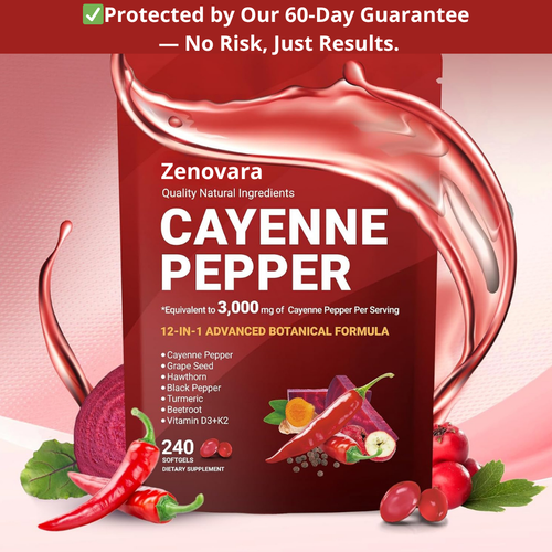 ZENOVARA™ CAYENNE PEPPER SOFTGELS